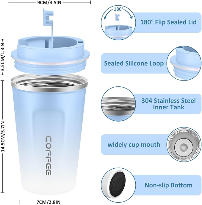 CS COSDDI 12 oz Stainless Steel Vacuum Insulated Tumbler - Image 3