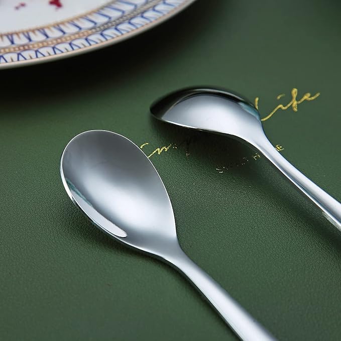 Demitasse Espresso Mini Spoons, 5.5'' Stainless Steel, Dishwasher Safe - Image 6