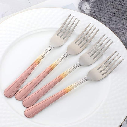 12 Pieces Dinner Fork, Stainless Steel Silverware Forks, 7.1 Inches Metal Fork - Image 3