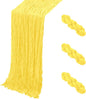 3 Pack Lemon Yellow Cheesecloth Table Runner, 17 x 108 Inch, Gauze Cheese Cloth by Yorcari