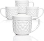 25DOL Small 3.3 Oz Ceramic Espresso Cups Set of 4 by 25DOL