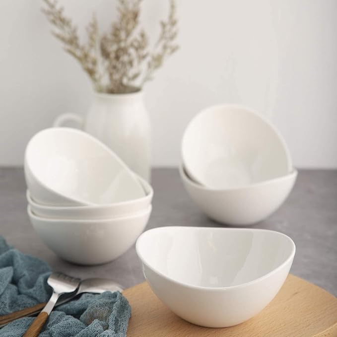 Samsle Porcelain Small Serving Bowls, 10 Ounce Dessert Bowls - Image 7