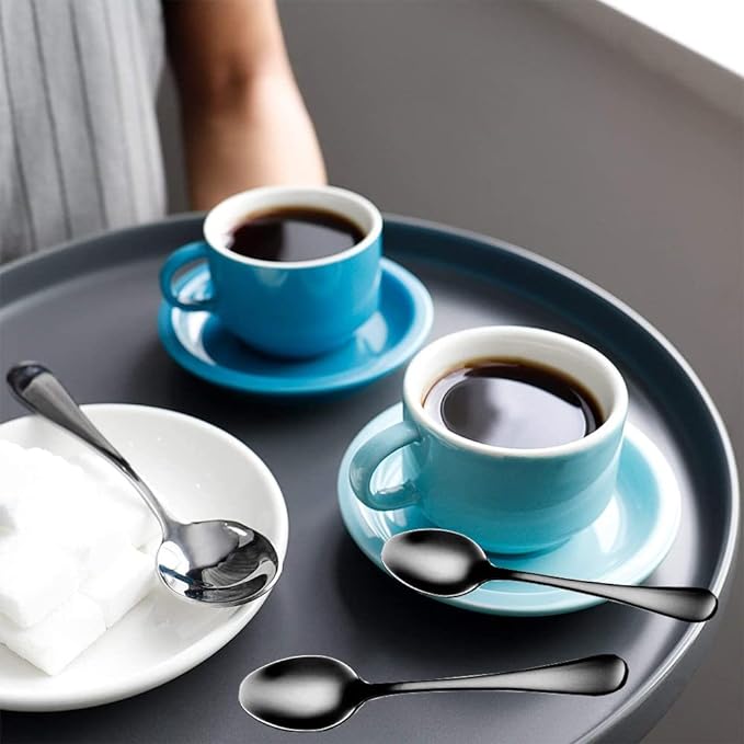 Demitasse Espresso Spoons, 4 Inches Stainless Steel Coffee Spoons - Image 5