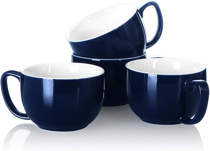Teocera 16oz Large Coffee Mugs Set of 4 by Teocera