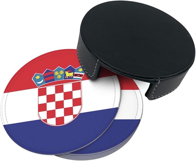 Croatian Flag Coasters for Drinks - Image 9