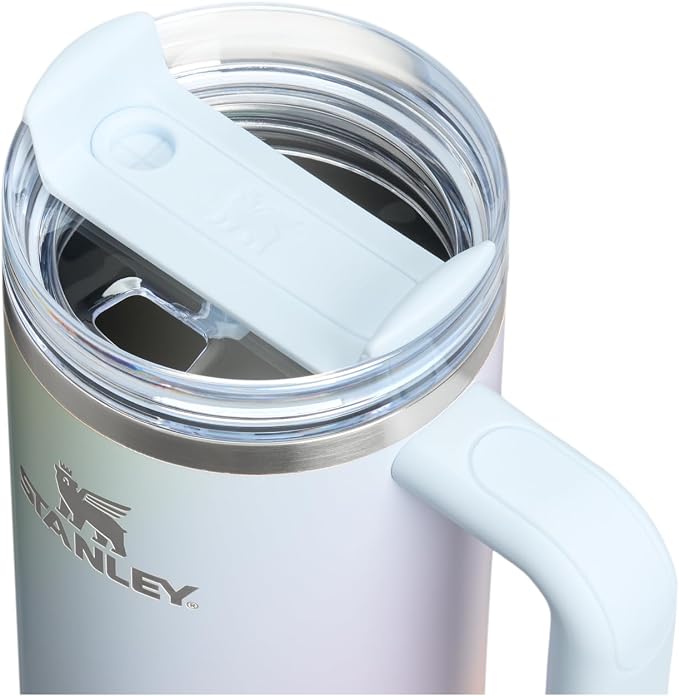STANLEY Quencher H2.0 Flow State Tumbler, 30 oz, Sunrise Spiral | Handle and - Image 2