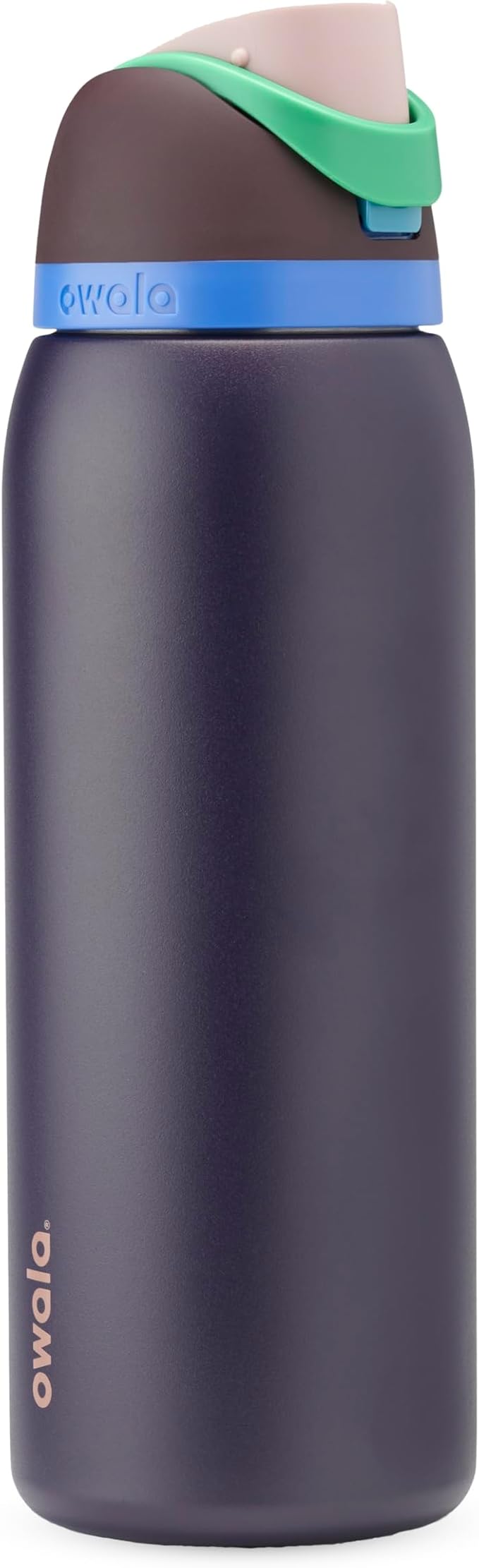 Owala FreeSip Stainless Steel Water Bottle 40 oz Night Safari by Unknown