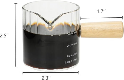 Espresso Cups Set of 2, 4 OZ Espresso Shot Glasses - Image 3