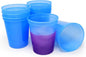 Rolling Sands 16 oz. Reusable Plastic Stadium Cups, 8 Pack, Made in USA by RollingSands