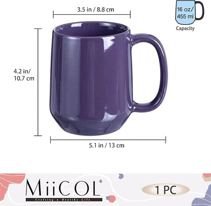 Miicol Ceramic Coffee Mug, 16 oz Large Coffee Cup, Tea Mug - Image 3