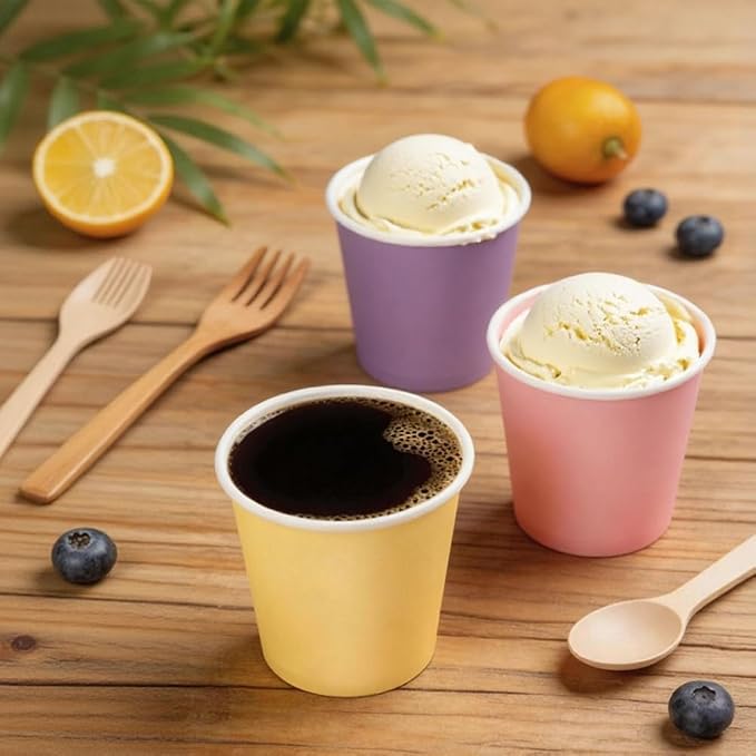 3 oz Disposable Paper Cups, 60 Pack Bathroom Cups | Leak-proof Mouthwash Cups - Image 5
