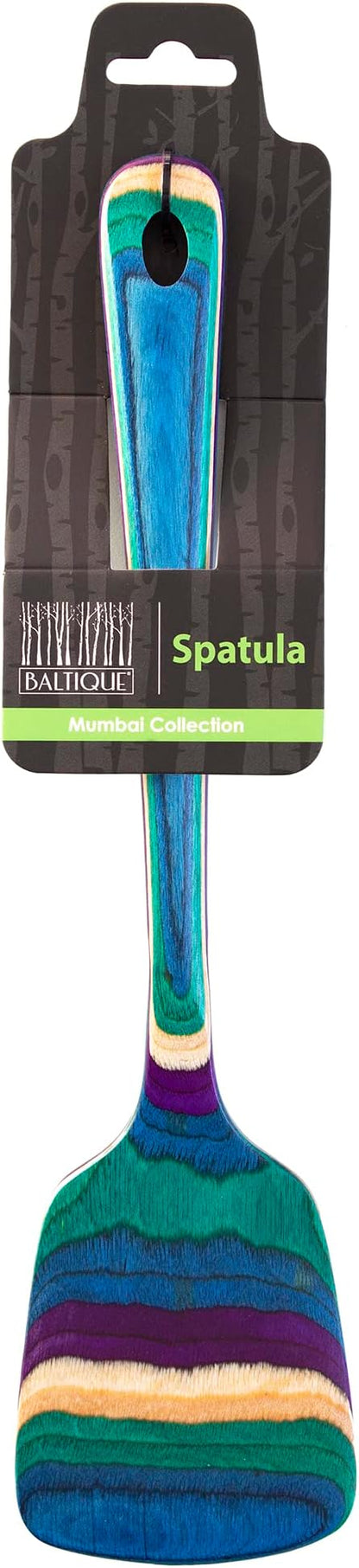 Totally Bamboo Baltique Mumbai Collection 12-1/2" Wooden Spatula, Safe - Image 6