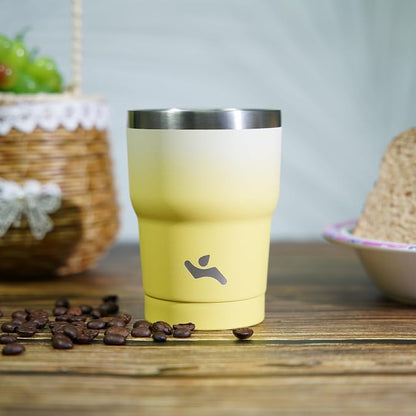 Konokyo 10 oz Tumbler with Handle and Straw, Insulated Travel Mug | Cherry; - Image 6