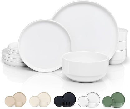 Ceramic Dinnerware Set, 12-Piece Service by VaseVessel