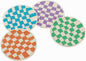 Folkulture Coaster for Drinks | Pack of 4 Multicolor Boho Coasters | Cute Round by FOLKULTURE