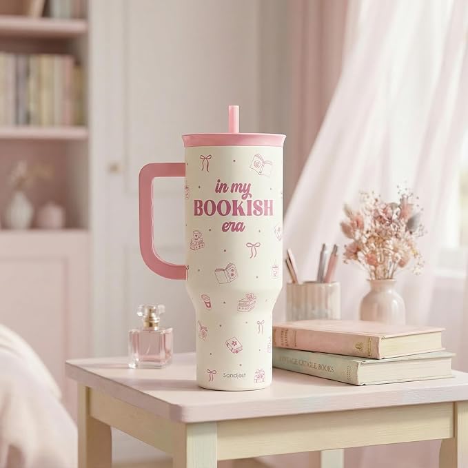 SANDJEST Book Lovers 40oz Tumbler - Image 7