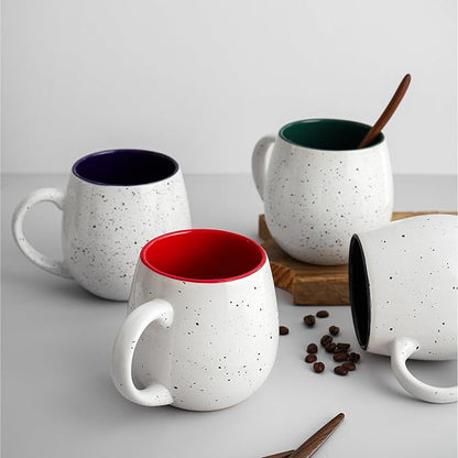 LIFVER 20 Ounces Coffee Mugs Set of 4, Large Ceramic Coffee Mugs - Image 9