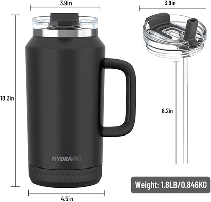 Hydraful 64 oz Tumbler with Handle and Straw - Image 7