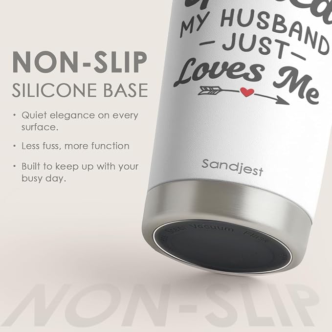 Wife Tumbler 20oz, Stainless Steel Travel Cup - Image 4