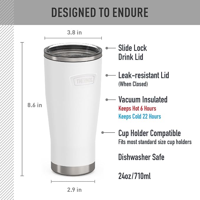 THERMOS Icon Series 24oz Stainless Steel Tumbler - Image 7