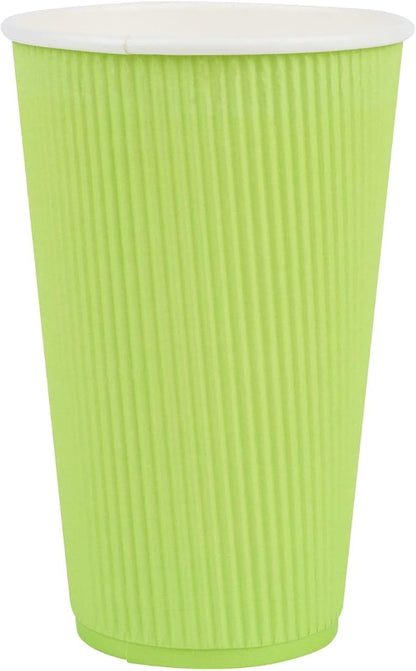 Restaurantware Coffee Cups 500 Pack of 16 oz Ripple Wall Insulated Coffee Cups - Image 2