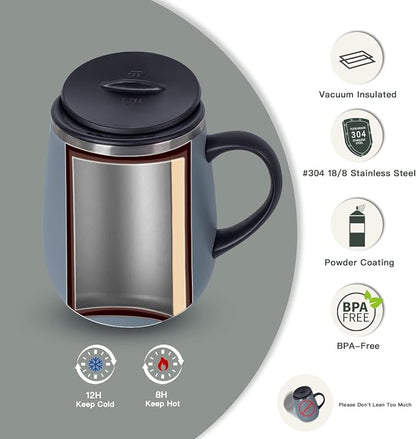 Ideus 16 oz Insulated Coffee Mug - Image 2