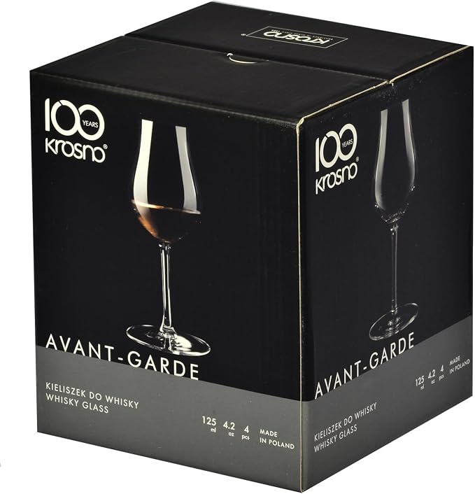 Krosno Brandy & Cognac Snifter Glasses Rum Tasting Gift Set | Set of 4 | 3.7 oz - Image 9