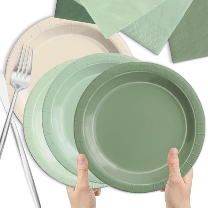CMUSKO Sage Green Baby Shower Decorations - Image 5