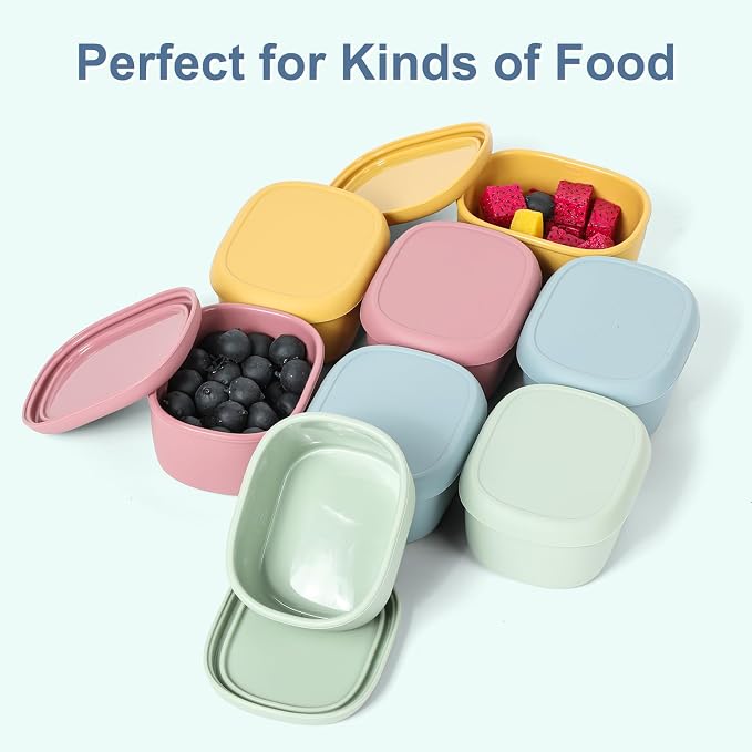 6 pcs 10 oz Silicone Snack Containers - Image 8