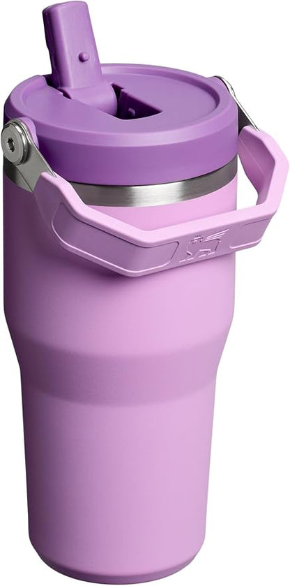 STANLEY IceFlow 2.0 Flip Straw Tumbler, 20 oz, Lilac | Easy Carry Handle | - Image 3