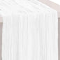 1 Pack White Cheesecloth Table Runner 35x120 Inch 10Ft Rustic Gauze Cheese by SuBleer