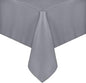 sancua Rectangle Tablecloth - 90 x 132 Inch - Water Resistant Spill Proof Washable Polyester Table Cloth, Decorative Fabric Table Cover for Dining Tables, Buffet Parties and Camping, Light Grey