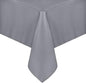 sancua Rectangle Tablecloth - 54 x 120 Inch - Water Resistant Spill Proof Washable Polyester Table Cloth, Decorative Fabric Table Cover for Dining Tables, Buffet Parties and Camping, Light Grey