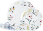 U-QE 20Pcs Wildflower Plastic Plates by U-QE