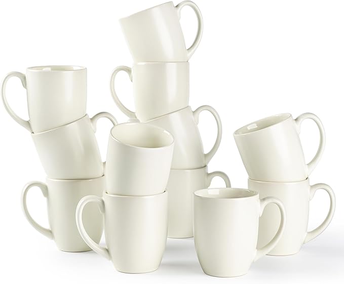 AmorArc 12 OZ Coffee Mugs, Matte Coffee Cups by AmorArc