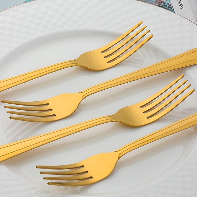 12 Pieces Dinner Fork, Stainless Steel Silverware Forks, 7.1 Inches Metal Fork - Image 3