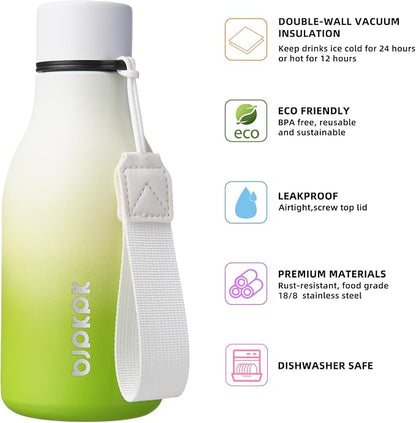 BJPKPK 12oz Insulated Water Bottle, Stainless Steel Bottle - Image 2