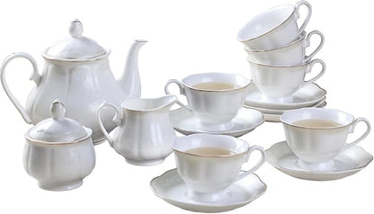 GuangYang 15-pcs Porcelain Tea sets by HOME