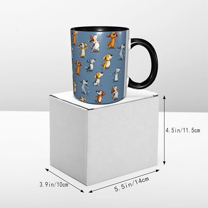 Yrebyou Dogs Coffee Mug 11oz Ceramic Cup - Image 5