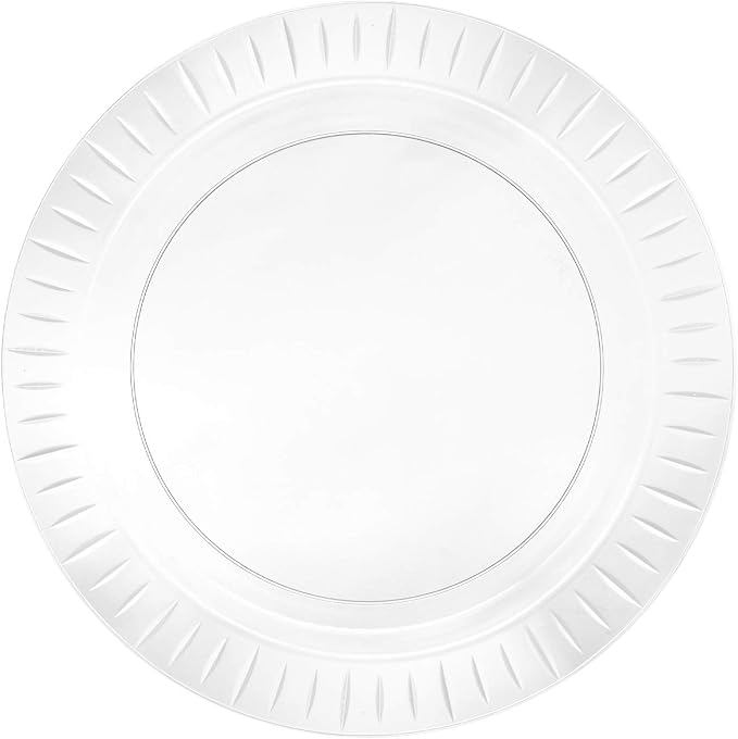 Party Essentials Elegance Quality Hard Plastic 10.25-Inch Round Party/Dinner by PartyEssentials