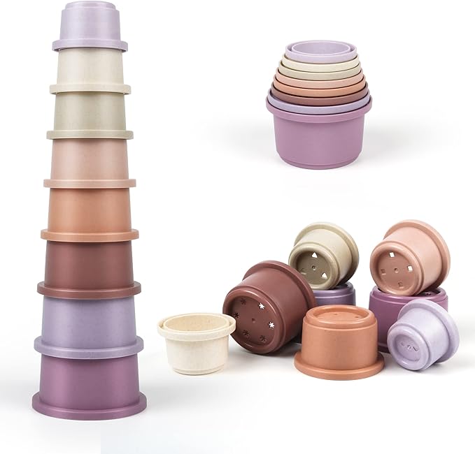 Baby Stacking Cups Toy by Tepear