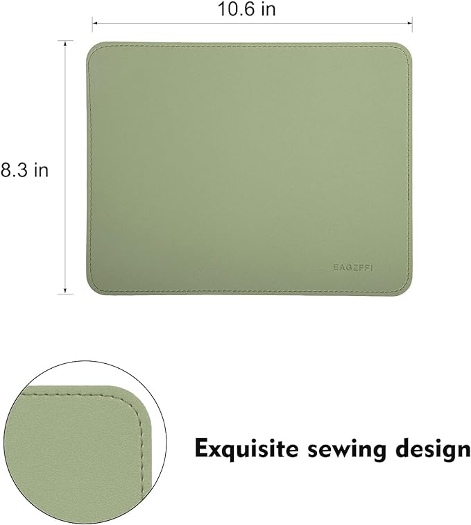 Double-Sided PU Leather & Cork Mouse Pad - Image 3
