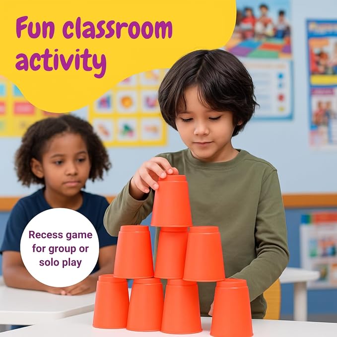 Gamie Stacking Cups Game for Kids - Image 2