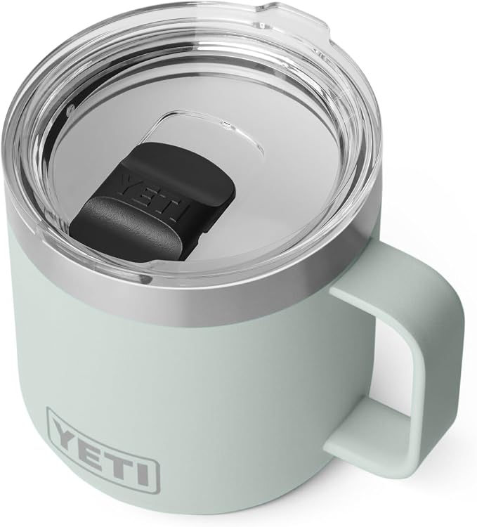 YETI Rambler 14 oz Ceramic Lined Stackable Mug, Vacuum Insulated, Stainless - Image 3