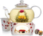 Teabloom Petite Cherry Blossom Teapot & Flowering Tea Gift Set by Teabloom