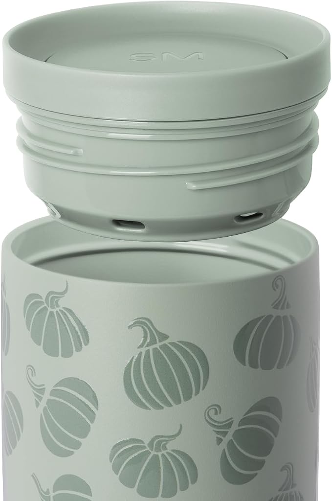 Simple Modern Halloween Travel Coffee Mug 360° Lid | 16oz | Pumpkins | Voyager - Image 5