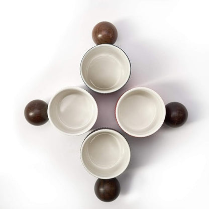 Ceramic Mini Espresso Cups Demitasse Cups - Image 6