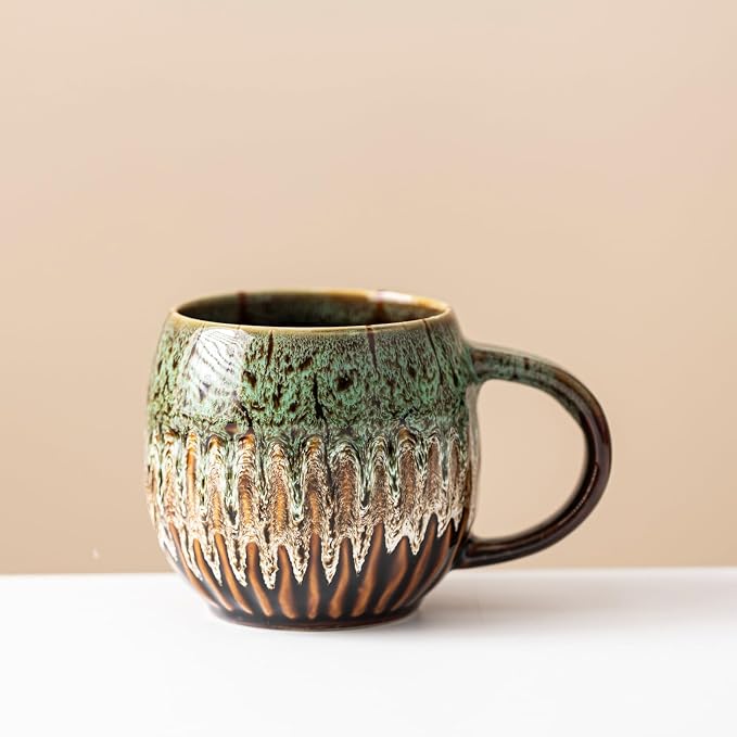 13oz Large Ceramic Coffee Mug, Microwave Safe, Dishwasher Safe - Image 5