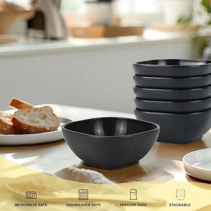 5 oz Soy Sauce Dishes, 6 Pack Wheat Straw Small Dipping Bowls, Sauce Dish - Image 3