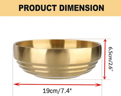 7.4" Gold Decorative Bowl, 2 Packs Key Bowls - Image 3